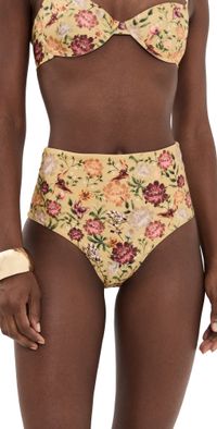 Agua by Agua Bendita Magenta Paramo Bikini Bottoms Multicolor L