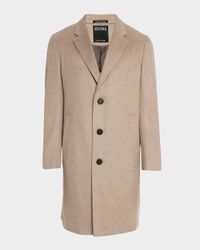 Men's Oasi Cashmere Notch-Lapel Overcoat