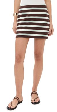 LE BOP Brie Variegated Skirt Ivory/Khaki/Black XXL