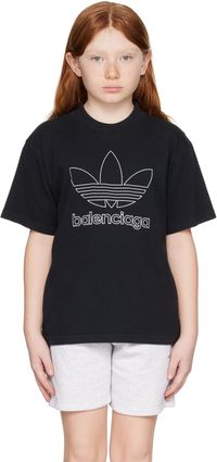 Balenciaga Kids Enfant | T-shirt noir édition adidas Kids
