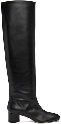 Aeyde Bottes cuissardes Willa noires