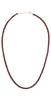 JIA JIA January Garnet Beaded Necklace Garnet One Size