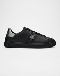 Men's Medusa Biggie Greca Low-Top Sneakers