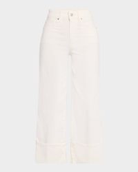 Sasha Ankle Jeans with Wide Cuffs