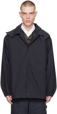 Engineered Garments Navy Hooded Jacket