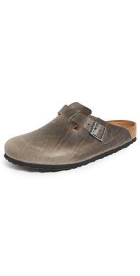 Birkenstock Boston Soft Footbed Clogs Iron 44