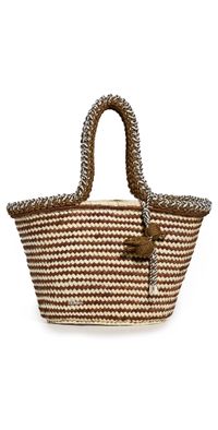 ALÉMAIS Dee Dee Maxi Basket Tote Chocolate One Size