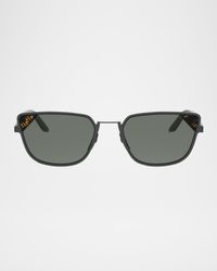 Signature Square Metal Sunglasses