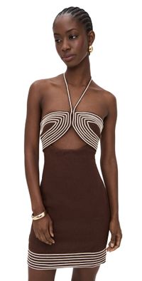 Andres Otalora De Coco Dress Mocha 6