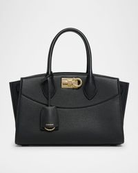 The New Studio Soft Leather Top-Handle Bag