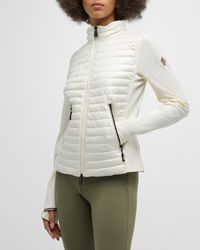 Quick-Drying Technical Jersey Puffer Jacket