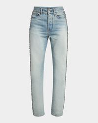 Men's Straight-Fit Crystal Bandana Jeans