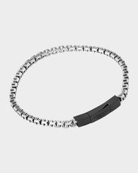 Men's Chain Bracelet in Sterling Silver