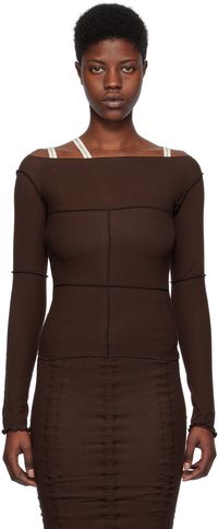 Baserange Brown Cinder Long Sleeve T-Shirt