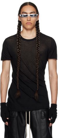Rick Owens Black Basic T-Shirt