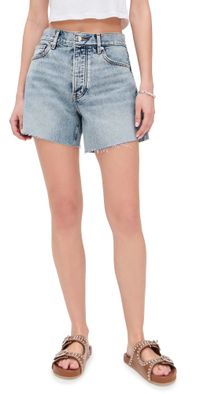 Veronica Beard Jean Ellis Mid Rise Shorts Morning Sky 27