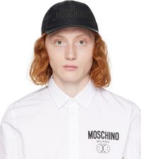 Moschino Black Logo Cap