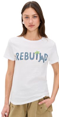 Unfortunate Portrait Rebuild LA Women's Boyfriend Tee White XS