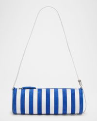 Silo Striped Napa Leather Shoulder Bag