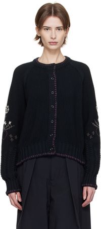 YMC Black Lotus Cardigan