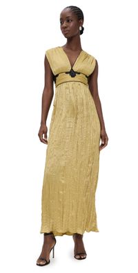 Sabina Musayev Torin Dress Antique Gold M