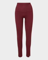 x Veronica Beard Clay Seamless High-Rise Leggings