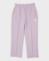 Girl's Paneled Star Joggers, Size 4-10