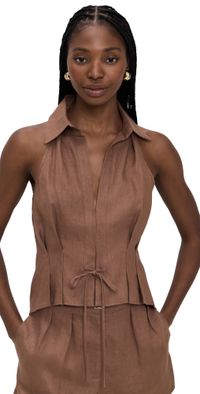 HEVRON Sloan Vest Chocolate S