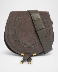 Marcie Crossbody Bag in Calfskin Suede