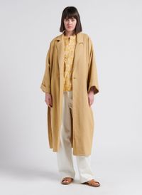 Attic And Barn - Trench ample col tailleur - Taille 44 - Beige