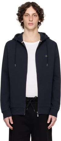 BOSS Navy Zip Hoodie