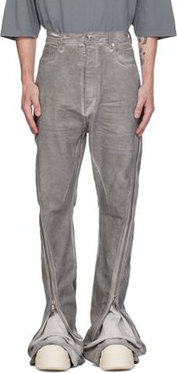 Rick Owens DRKSHDW Jean Bolan Banana blanc cassé - Porterville