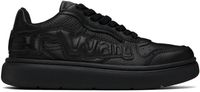 Alexander Wang Black Puff Pebble Leather Sneakers