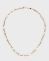 At Barts 14K Yellow Gold Tag Station Chain Necklace