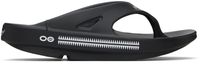 UNDERCOVER Black OOFOS Edition Ooriginal Sport Flip Flops