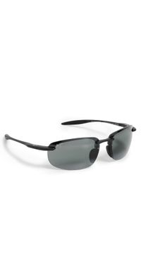 Maui Jim Ho'Okipa Ultra Sunglasses Black-Black-Grey One Size