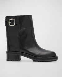 Brooklyn Leather Moto Booties