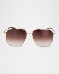 Rizzo 58mm Titanium Navigator Sunglasses