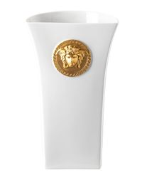 Medusa Madness Vase in White - 10.25"