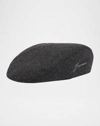 Men's Embroidered Beret