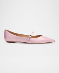 Emilia Metallic Mary Jane Ballerina Flats