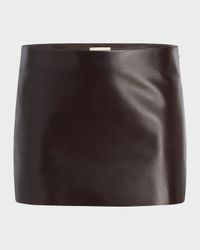 Jett Leather Mini Skirt