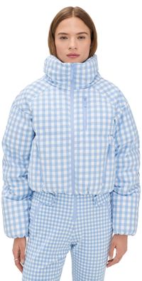 Cordova Cortina Ski Jacket CERULEAN GINGHAM S