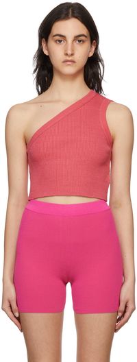 JACQUEMUS Pink 'La Maille Ascu' Tank Top