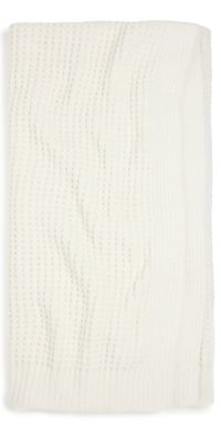 Barefoot Dreams CozyChic Waffle Throw Cream One Size