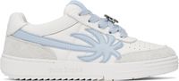 Palm Angels White & Blue Palm Beach University Sneakers