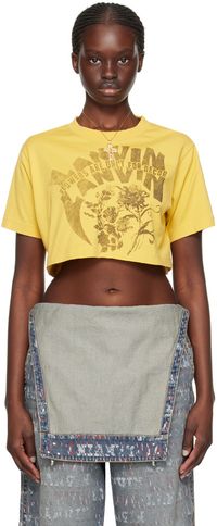 Lanvin T-shirt jaune édition Future