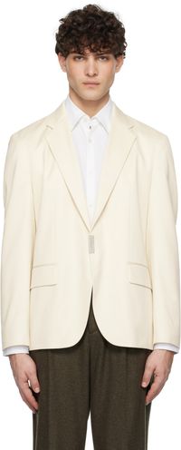 Hugo Off-White Slim-Fit Blazer
