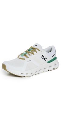On Cloudrunner 2 Sneakers White Green 11