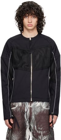 KANGHYUK Black Lock Stitch Jacket